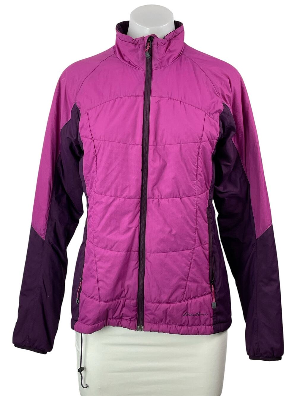 Eddie Bauer First Ascent PrimaLoft Pink Purple Insulated Puffer Jacket Size S
